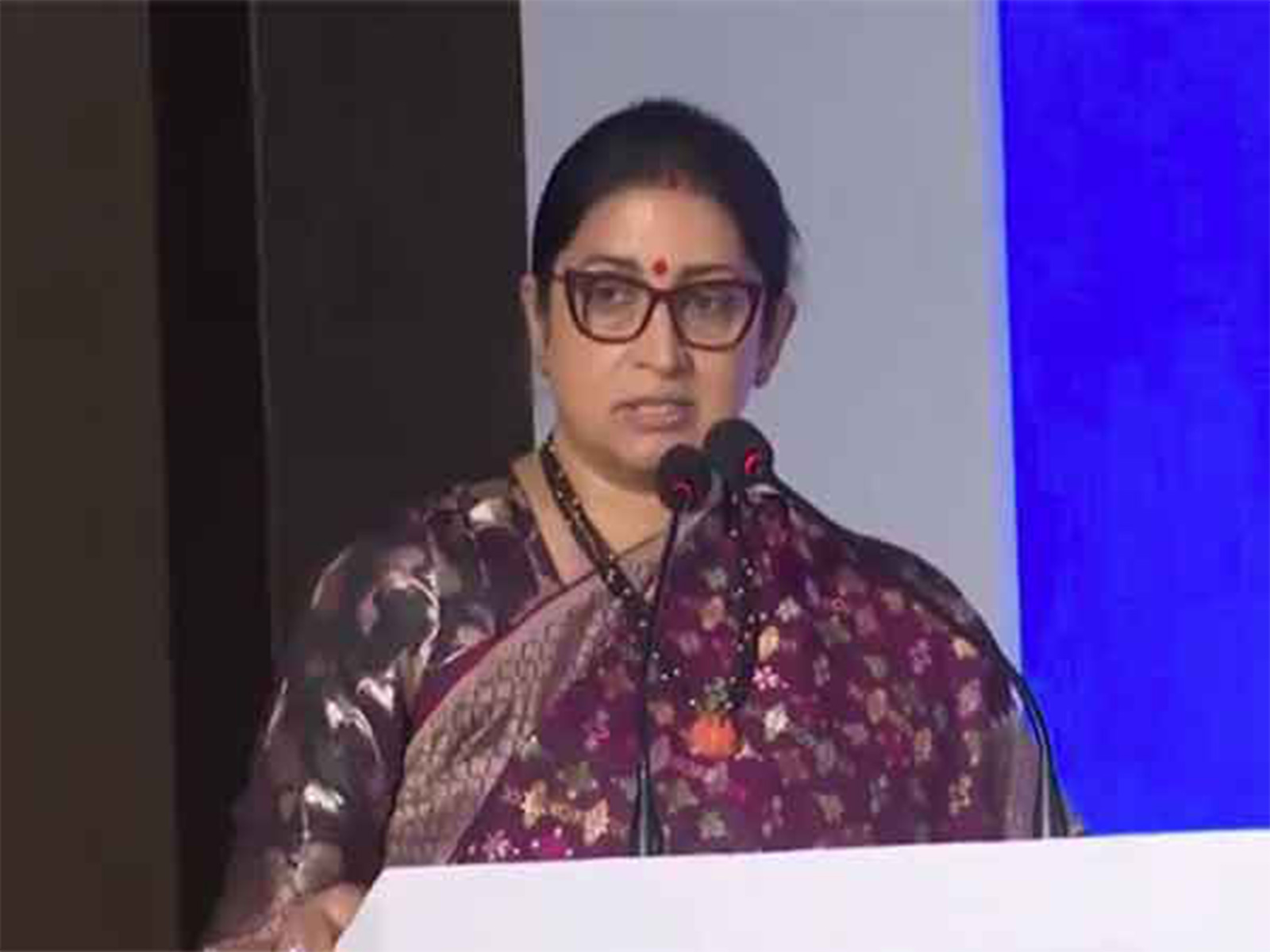 Former Union Minister Smriti Irani. (Photo/ANI)