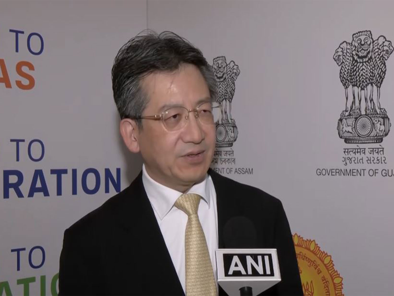 Hashiyama Shigeto, representative director and Executive Managing Director of Japan Bank for International Cooperation (JBIC). (Photo: ANI)