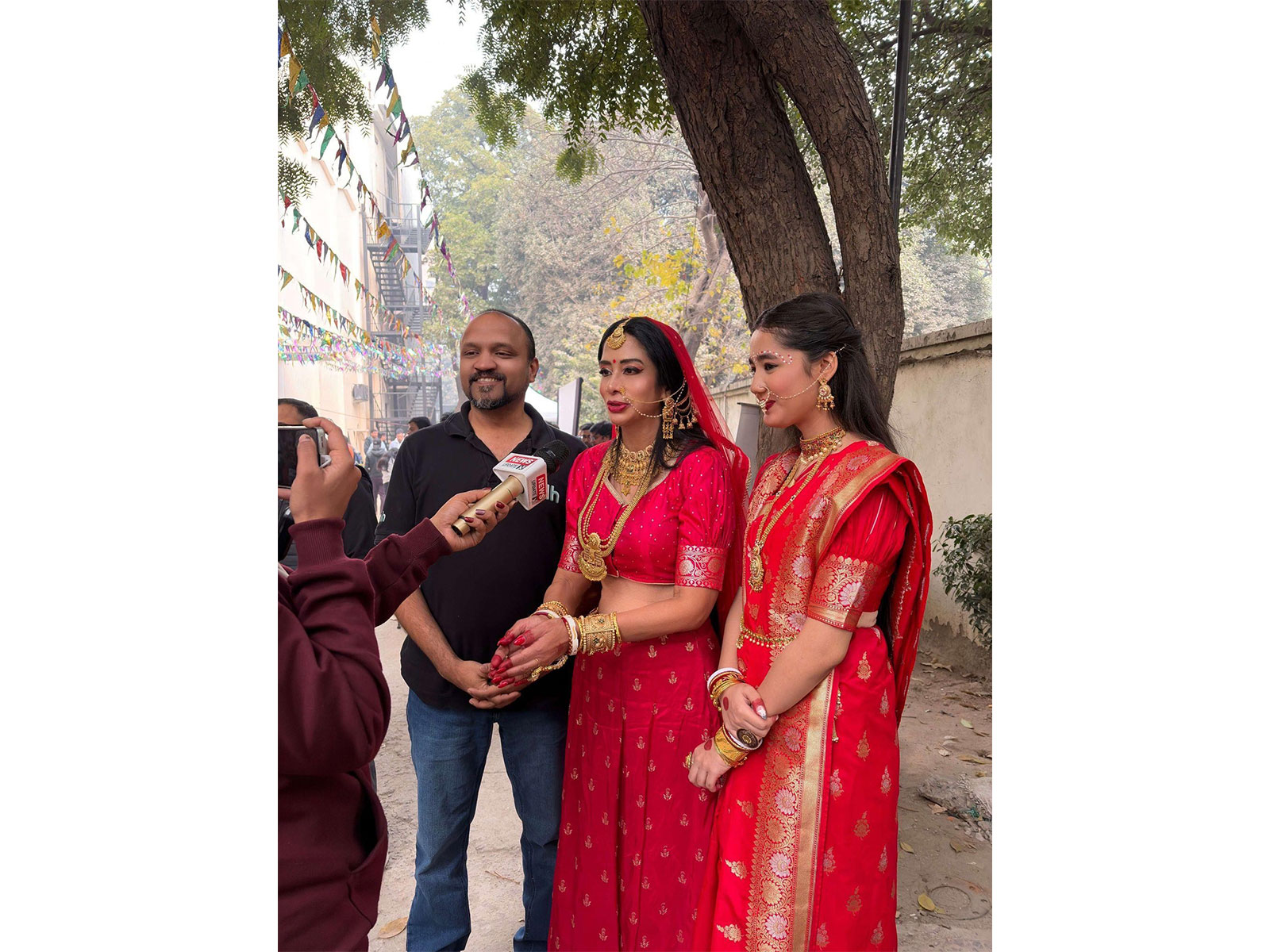 Kapil Gupta,  Indrani Mukerjea and Aakriti Sharma at PVLF in New Delhi