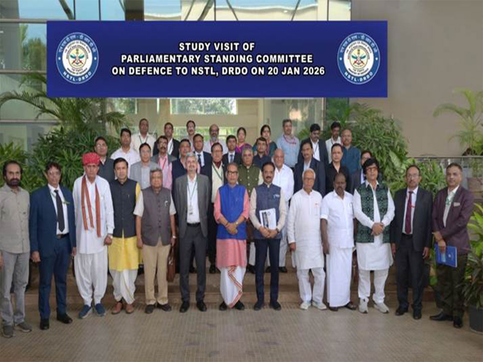 Parliamentary Standing Committee on Defence visits NSTL Visakhapatnam (Photo/PIB)