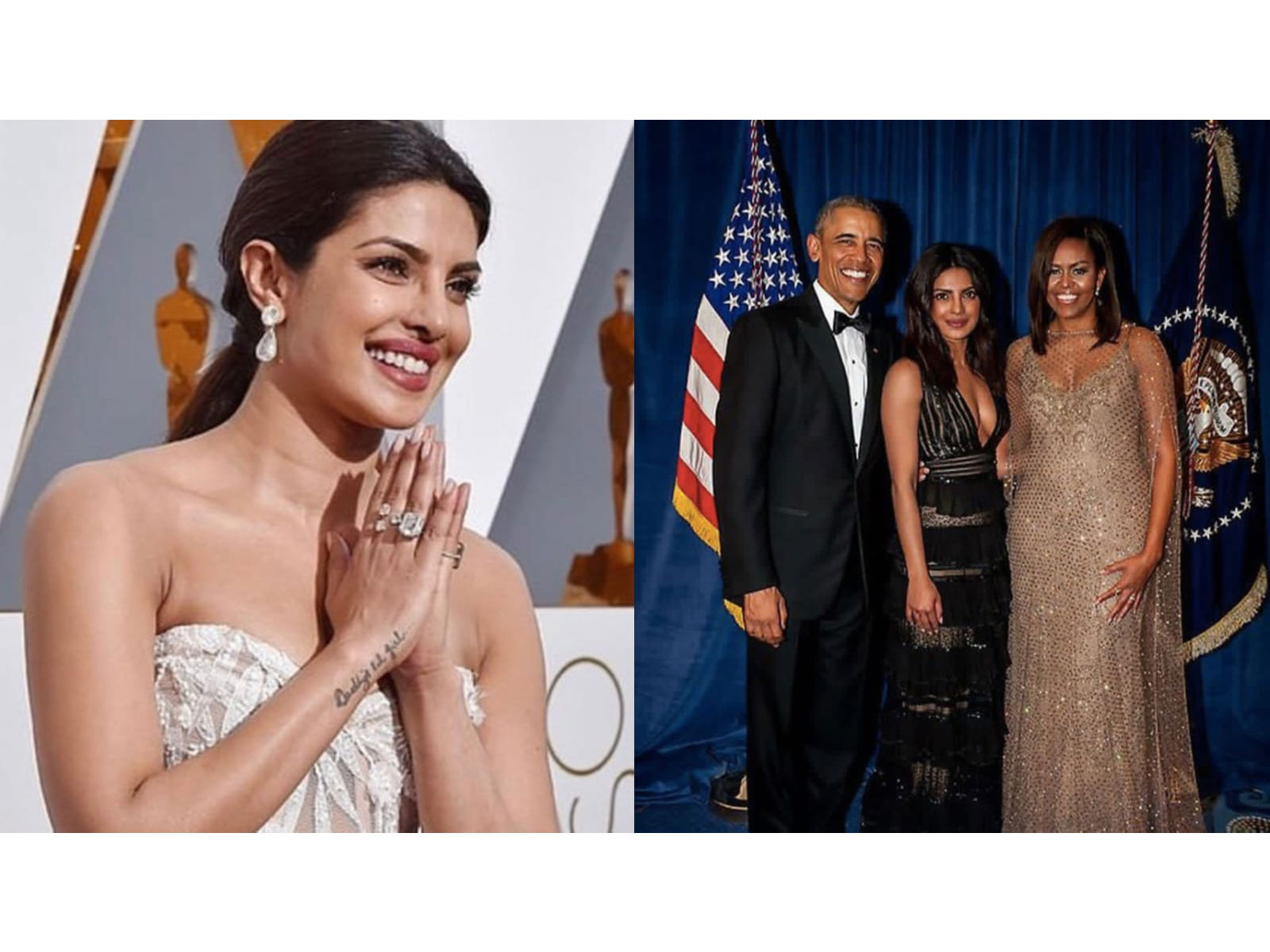 Priyanka Chopra and Obamas (Photo/instagram/@priyankachopra) Priyanka Chopra and Obamas (Photo/instagram/@priyankachopra)