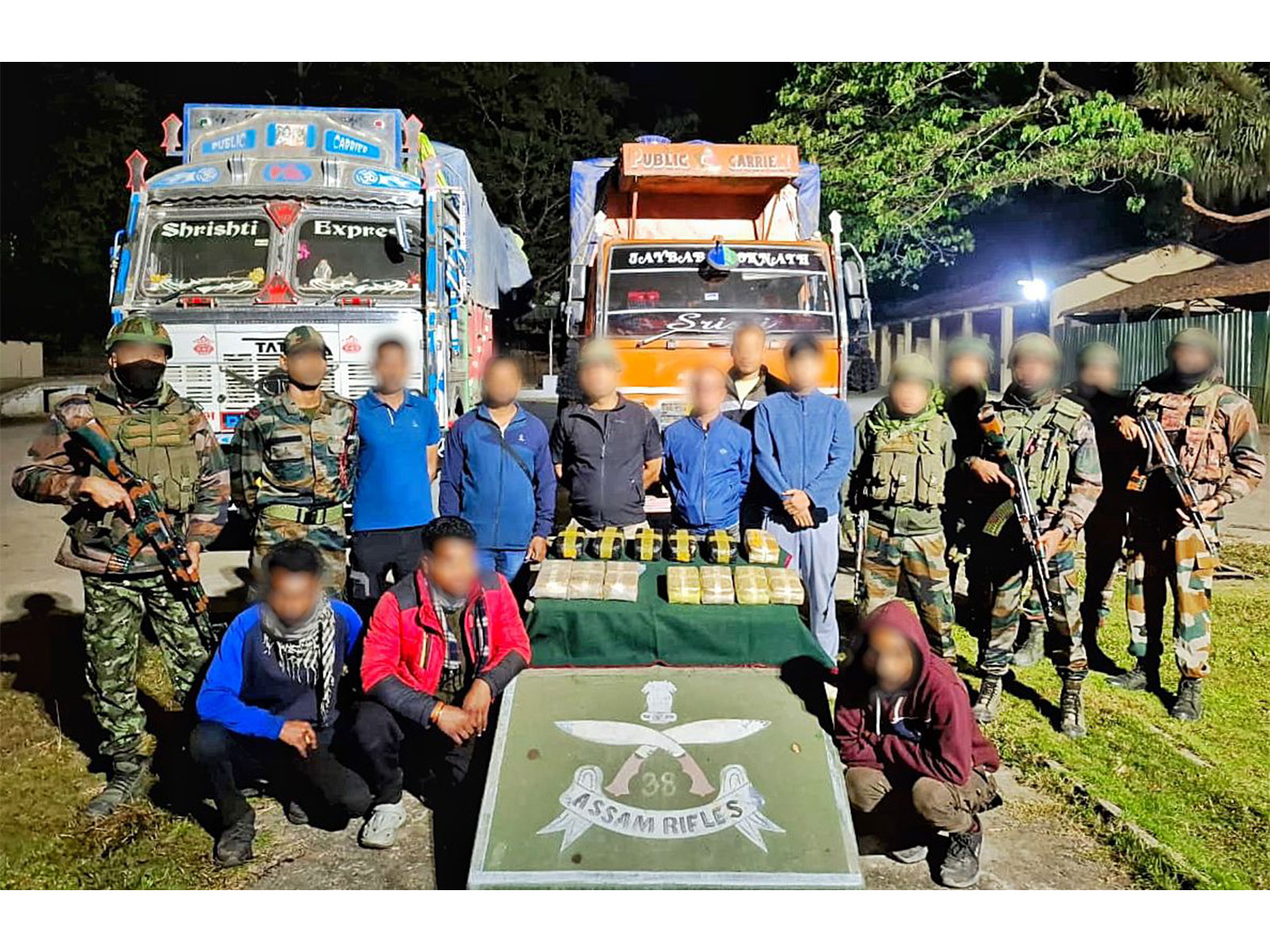 Assam rifles, DRI seize Yaba tablets worth Rs 39 crore in Assam’s Cachar (Photo: Assam Rifles) Assam rifles, DRI seize Yaba tablets worth Rs 39 crore in Assam’s Cachar (Photo: Assam Rifles)