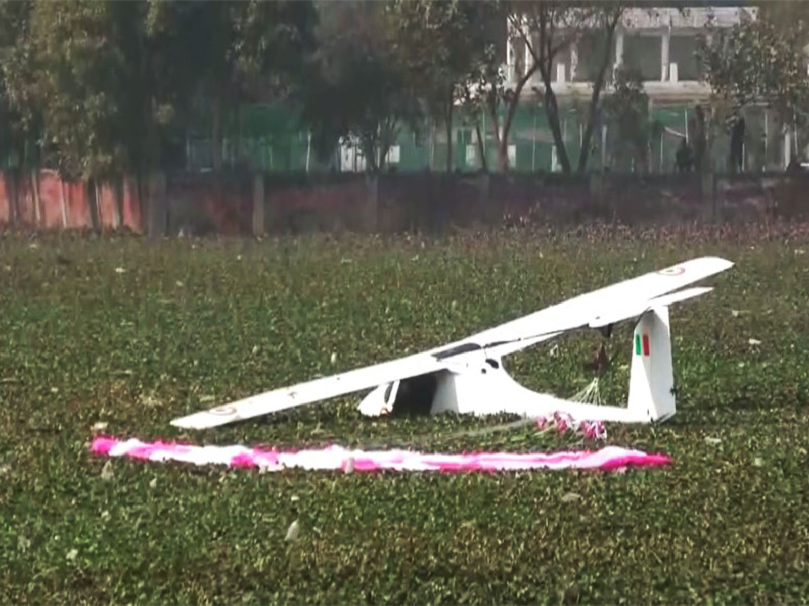 Visual of Indian Air Force microlight aircraft (Photo: ANI) Visual of Indian Air Force microlight aircraft (Photo: ANI)
