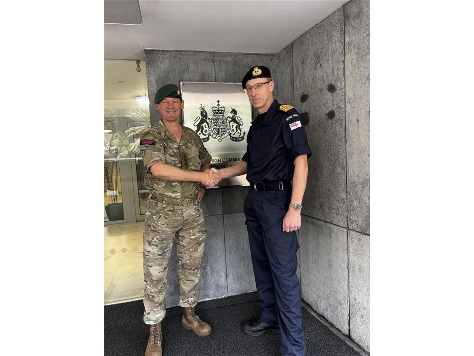 Col Westlake bids farewell as UK Naval Advisor to India; Captain Peskett takes charge (Photo/X@UKDefenceIndia)