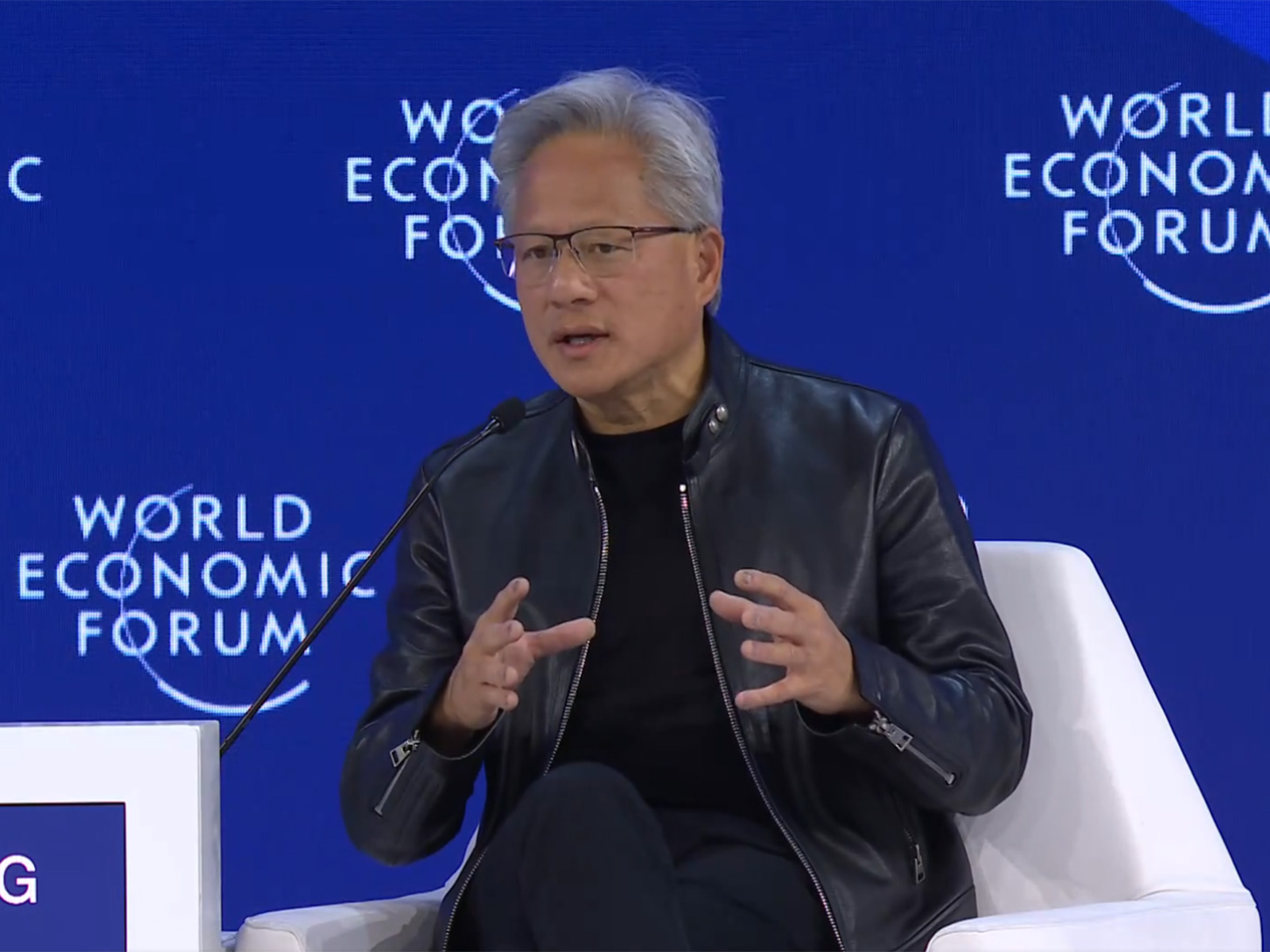 Jensen Huang, NVIDIA founder and CEO (Photo/WEF)