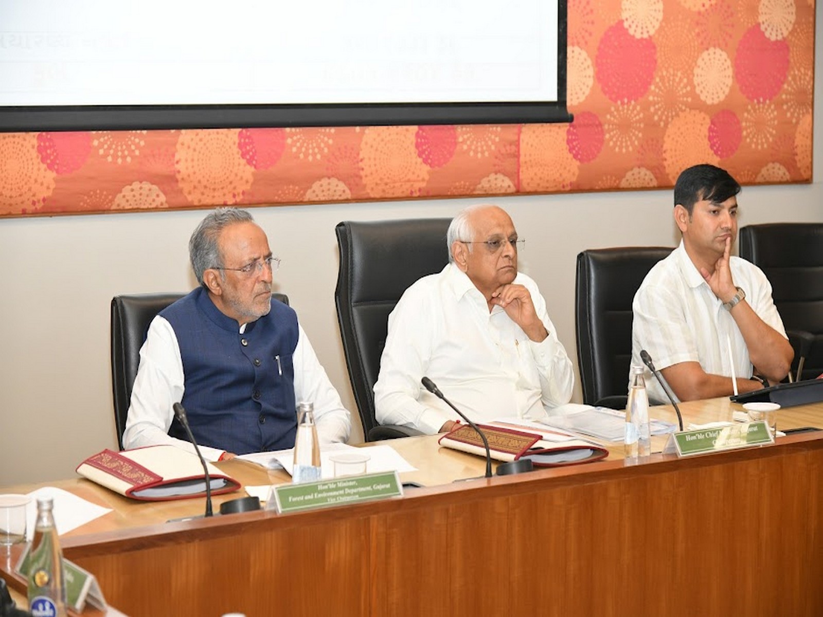 Gujarat Chief Minister (centre) at the event (Photo: CMO) Gujarat Chief Minister (centre) at the event (Photo: CMO)