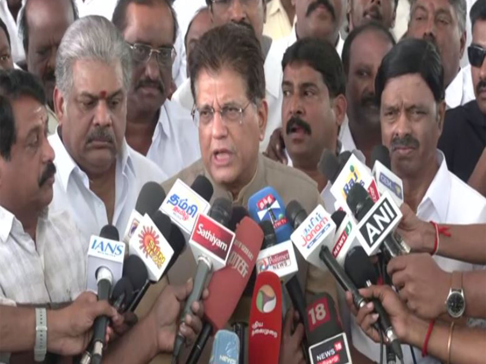 Union Minister and BJP’s Tamil Nadu election in-charge Piyush Goyal (Photo/ANI)