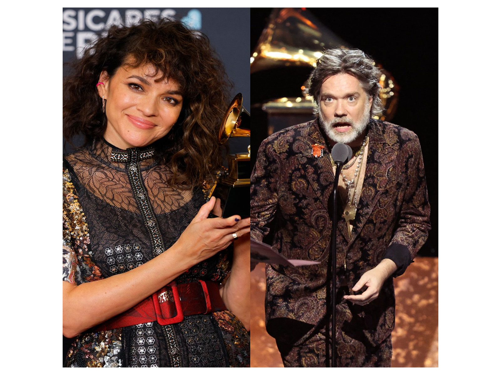 Norah Jones and Rufus Wainwright (Photo/Reuters)