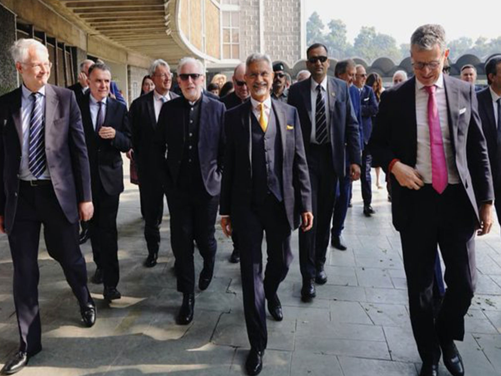 S Jaishankar with EU ambassadors (Photo/@DrSJaishankar)