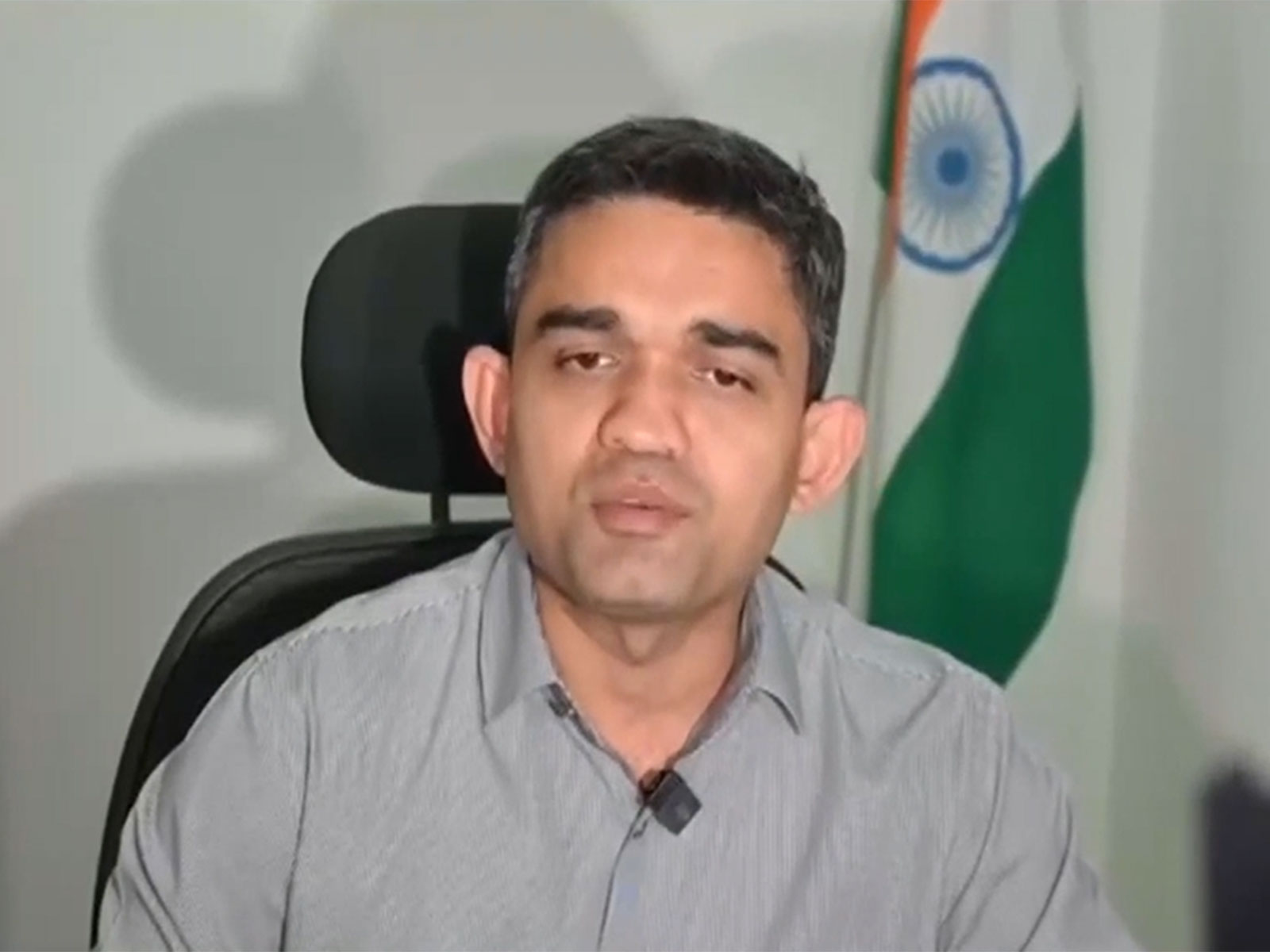 Dhar Collector Priyank Mishra (Photo/ANI)