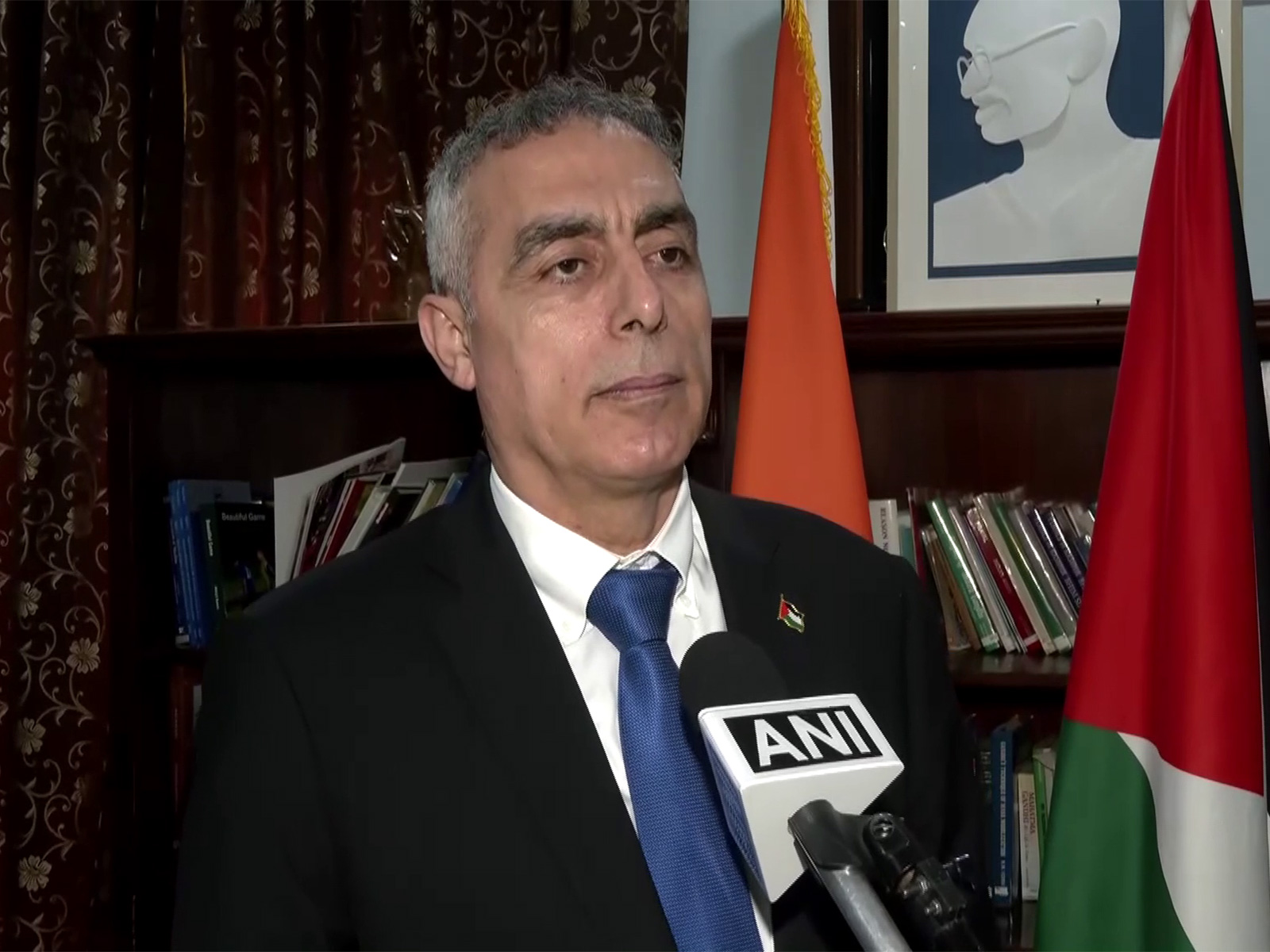 Palestine’s Ambassador to India, Abdullah Abu Shawesh (Photo/ANI)