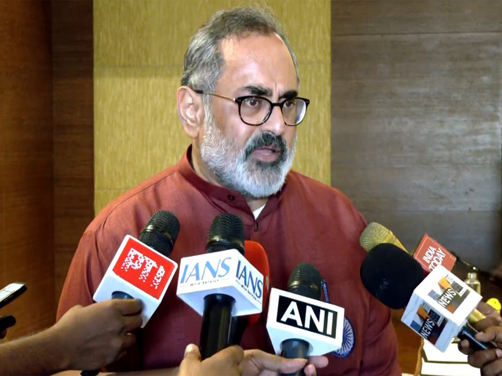 Kerala's BJP State President, Rajeev Chandrasekhar (Photo/ANI)