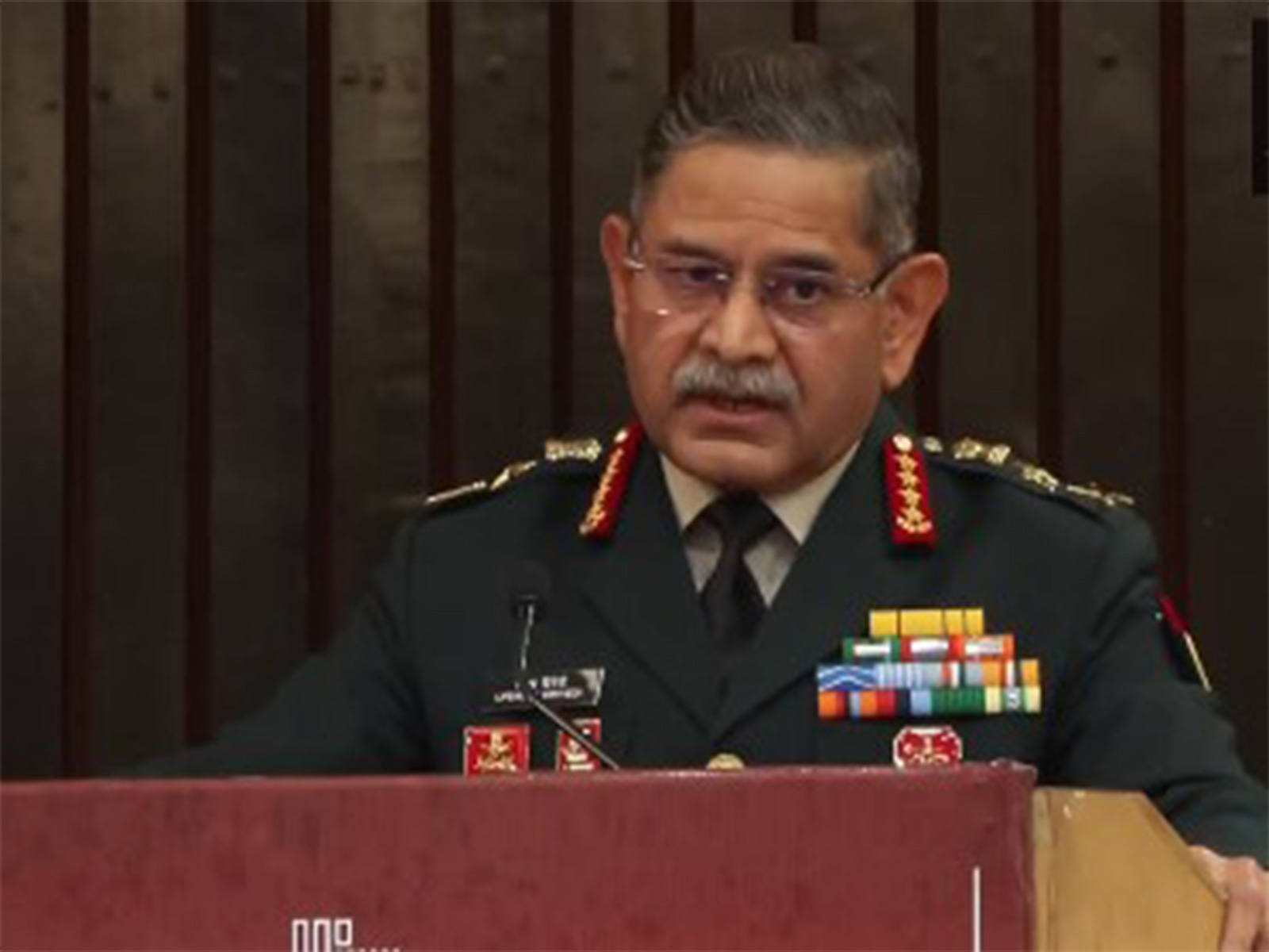 Chief of Army Staff Upendra Dwivedi speaks at ‘Red Lines Redrawn: Operation Sindoor and India's New Normal’ book launch. (Photo/ANI) Chief of Army Staff Upendra Dwivedi speaks at ‘Red Lines Redrawn: Operation Sindoor and India's New Normal’ book launch. (Photo/ANI)