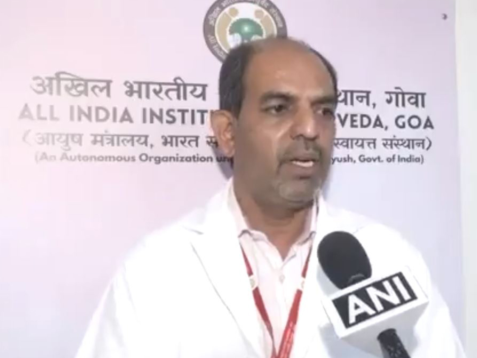 Dr Praveen, Head of the Panchakarma Department at AIIA (Photo/ANI)