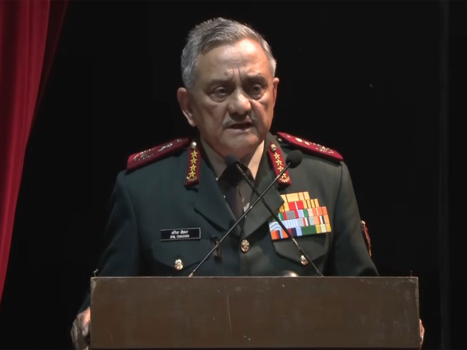 Chief of Defence Staff (CDS) General Anil Chauhan, JNU, Delhi (Photo/ANI)
