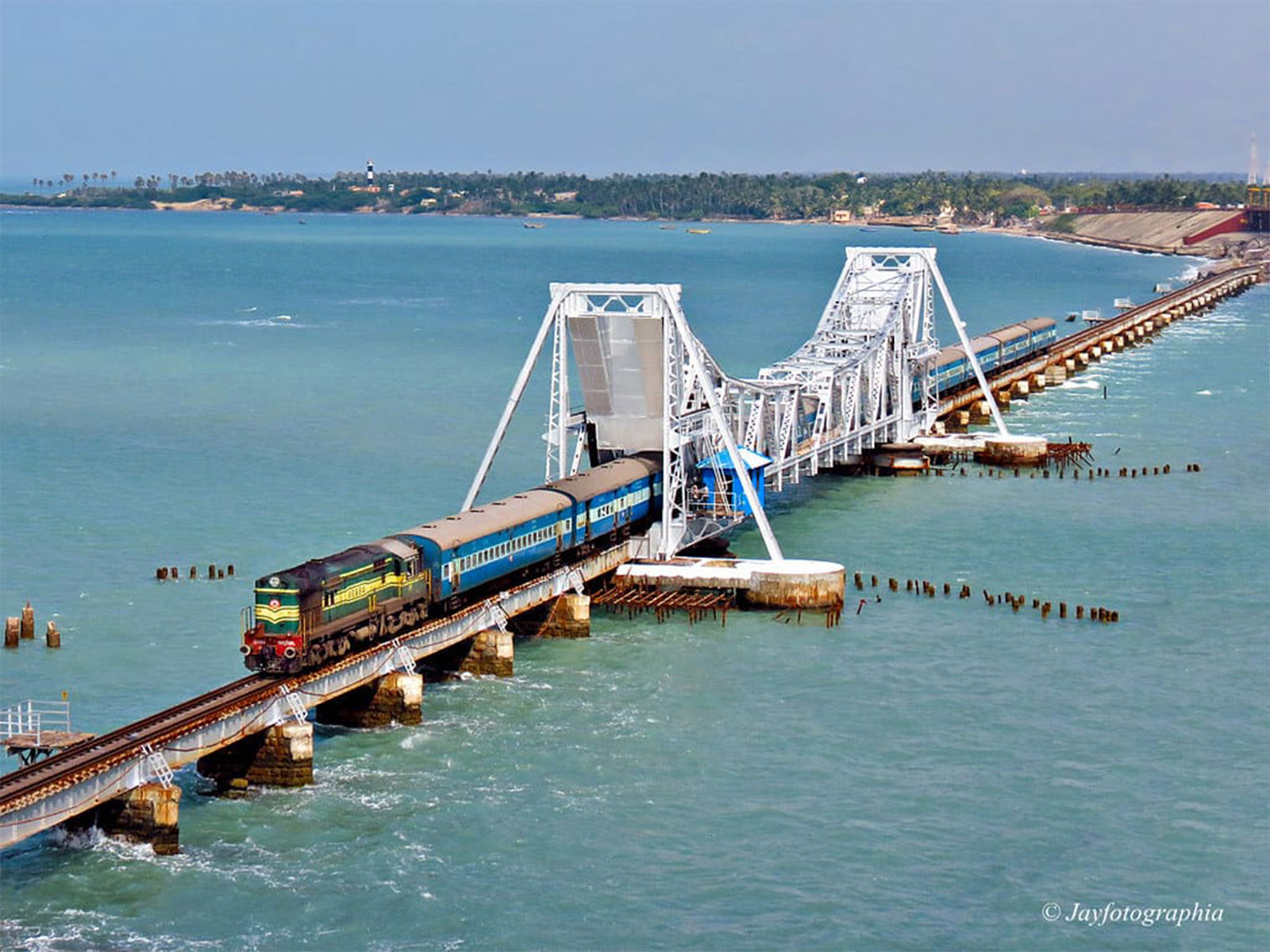 Pamban Railway Bridge (Photo/ANI)