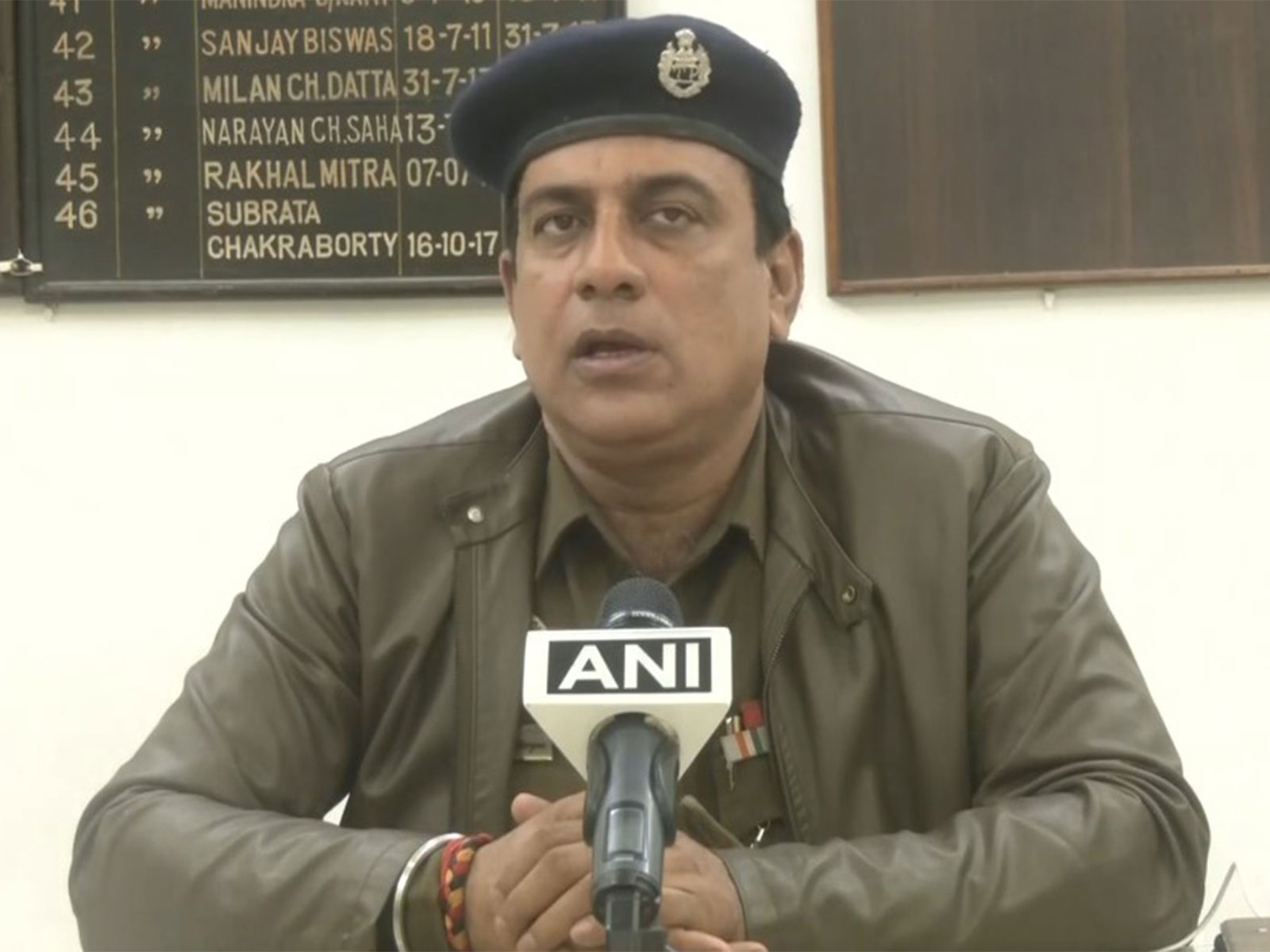 Agartala officer in charge Rana Chatterjee (Photo/ANI) Agartala officer in charge Rana Chatterjee (Photo/ANI)