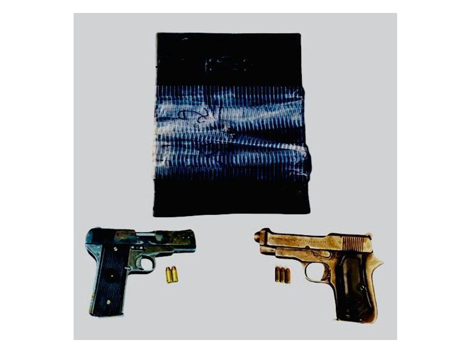 Confiscated cache of arms and explosives from the accused. (Photo/X@DGPPunjabPolice) Confiscated cache of arms and explosives from the accused. (Photo/X@DGPPunjabPolice)