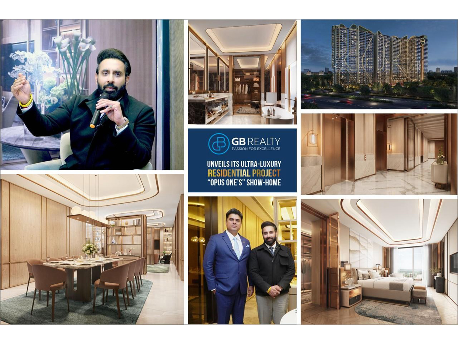 GB Realty unveils Its Ultra-Luxury Residential Project “Opus One’s” Show-Home in New Chandigarh