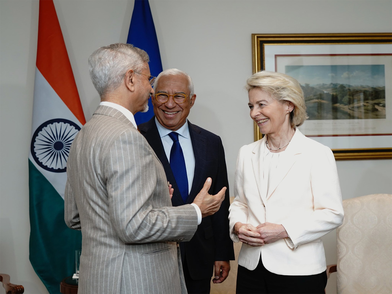 EAM Jaishankar with European delegation (Photo: X@DrSJaishankar) EAM Jaishankar with European delegation (Photo: X@DrSJaishankar)