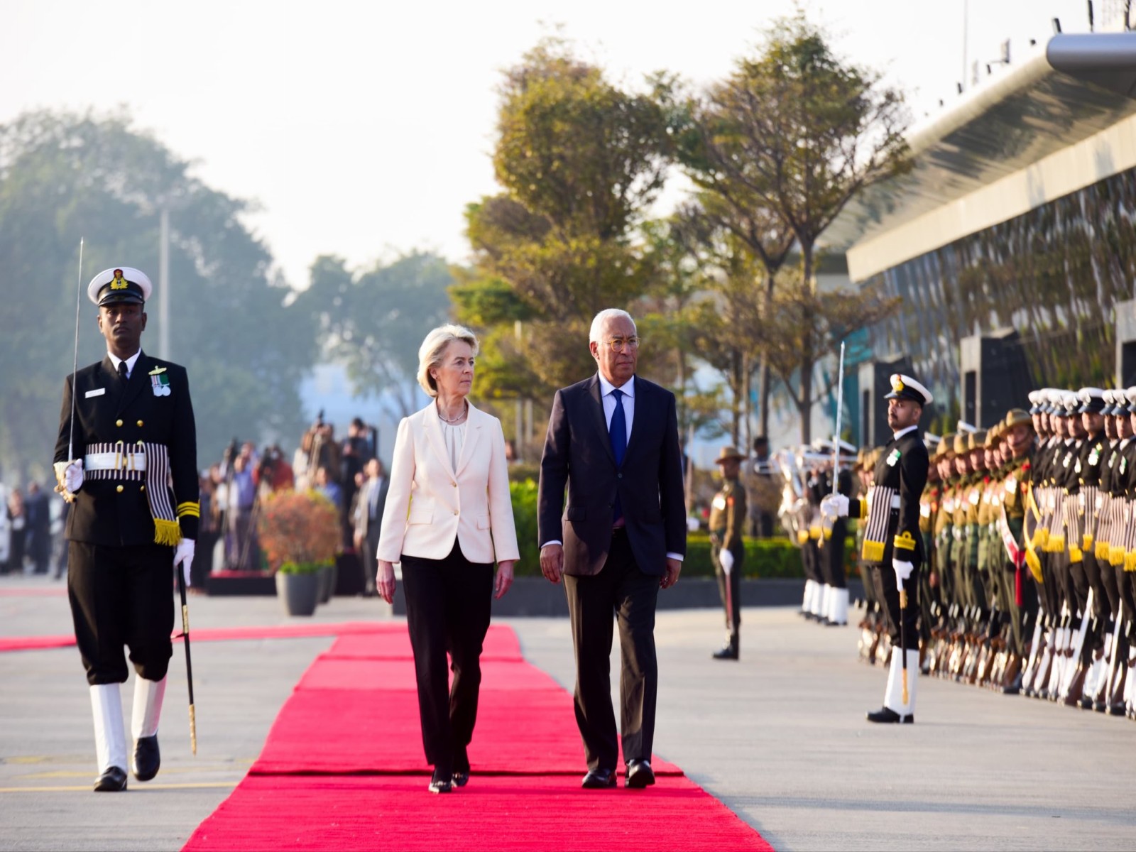 President of European Union Council Antonio Costa and President of European Commission Ursula von der Leyen (Photo: X@MEAIndia) President of European Union Council Antonio Costa and President of European Commission Ursula von der Leyen (Photo: X@MEAIndia)