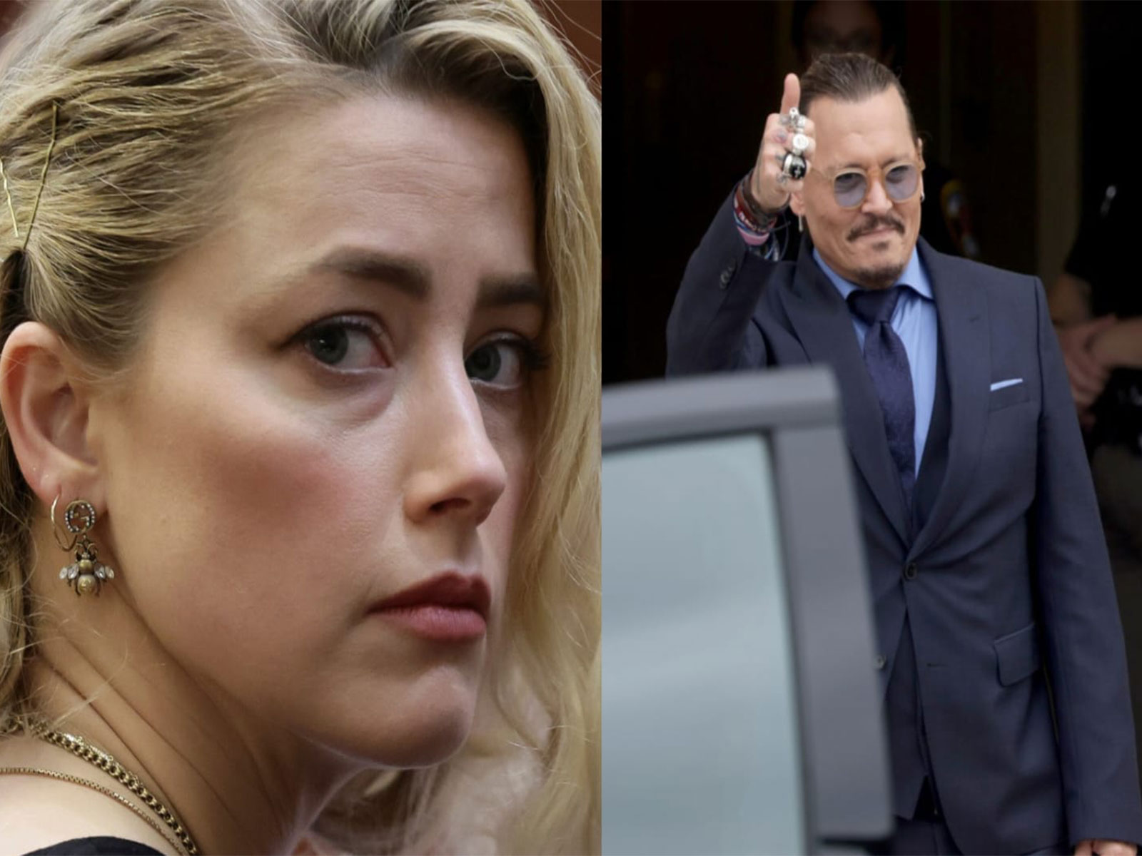 Amber Heard, Johnny Depp (Photo/Reuters)