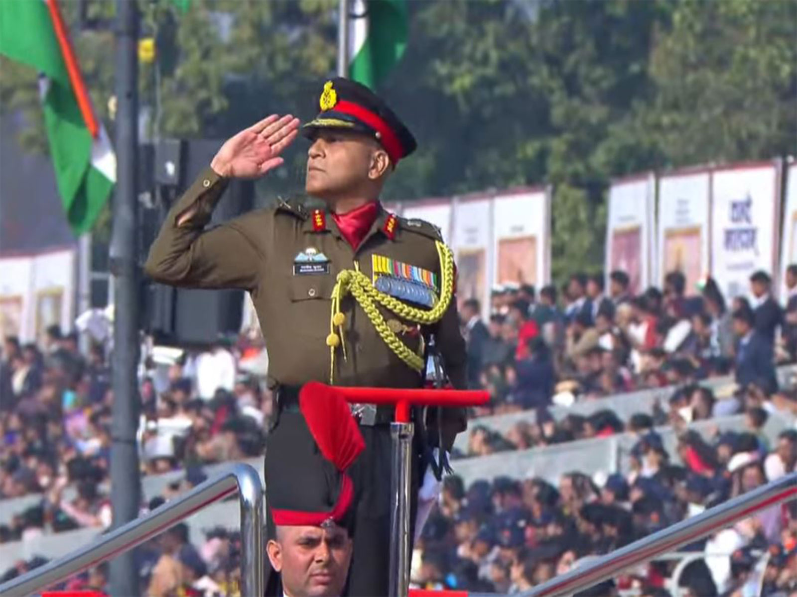 Parade Commander Lieutenant General Bhavnish Kumar (Photo/ANI)