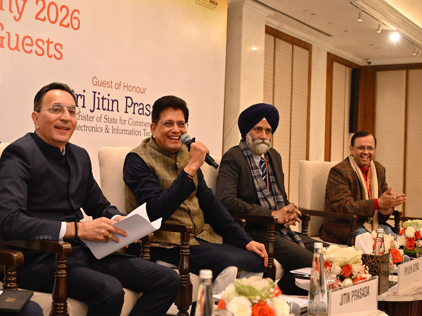Union Minister Piyush Goyal holds meeting with IP holders (Photo: @PiyushGoyal/X)