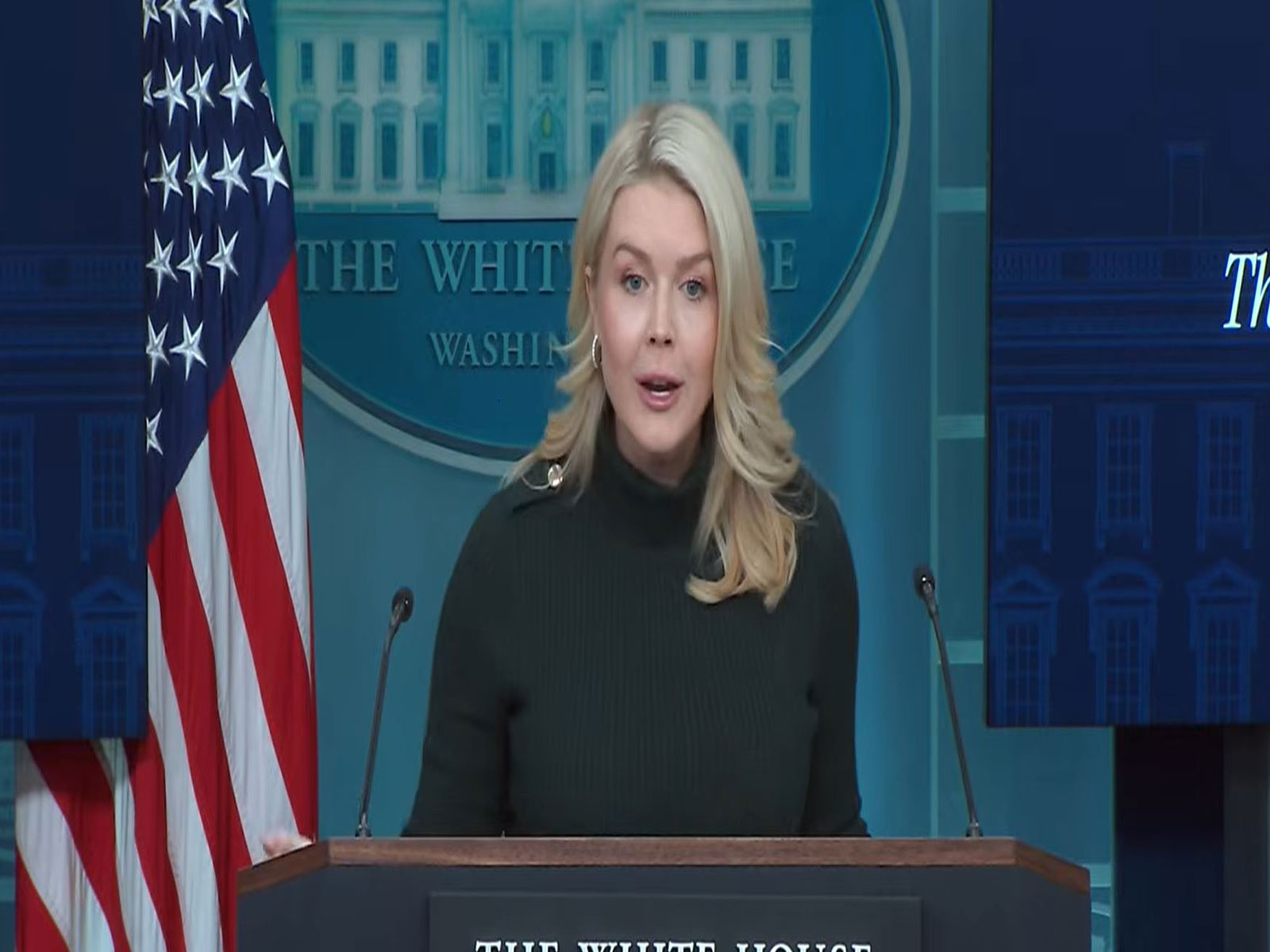 White House Press Secretary Karoline Leavitt addresses reporters in Washington, DC, on the expansion of President Donald Trump’s Board of Peace initiative. (Image Source: The White House/YouTube) White House Press Secretary Karoline Leavitt addresses reporters in Washington, DC, on the expansion of President Donald Trump’s Board of Peace initiative. (Image Source: The White House/YouTube)