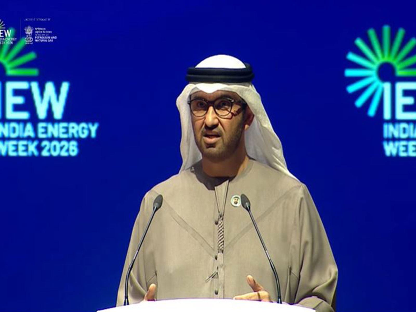 Sultan Al Jaber, UAE Minister of Industry (Photo/India Energy Week)