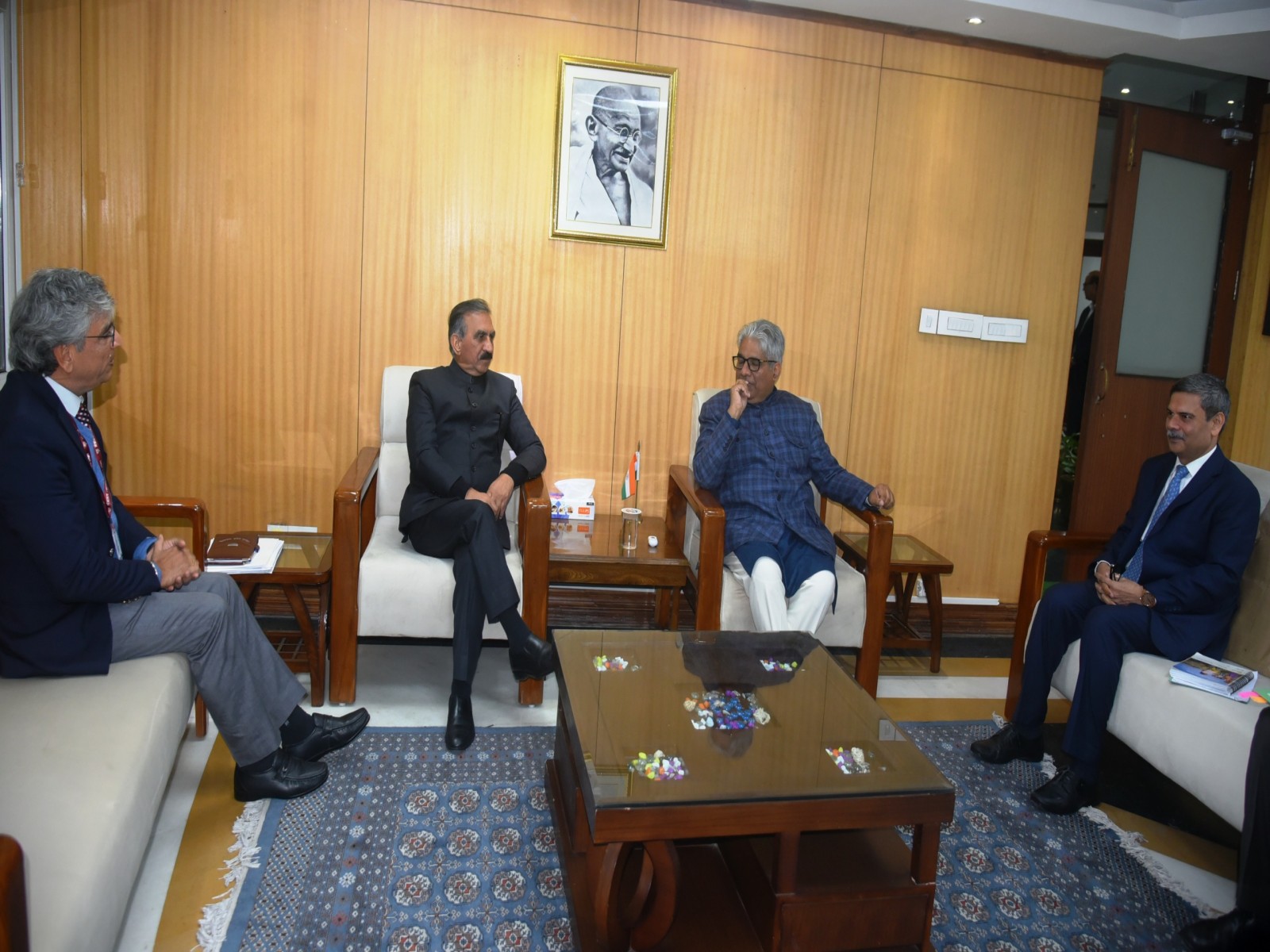 Himachal Pradesh CM Sukhvinder Sukhu and Union Minister Bhupendra Yadav (Photo/HPCMO)