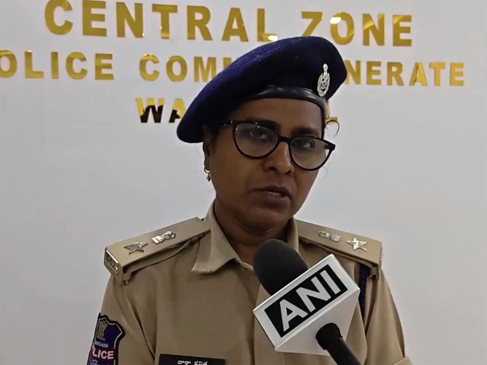Dara Kavitha, Central Zone DCP, Warangal (Photo/ANI)