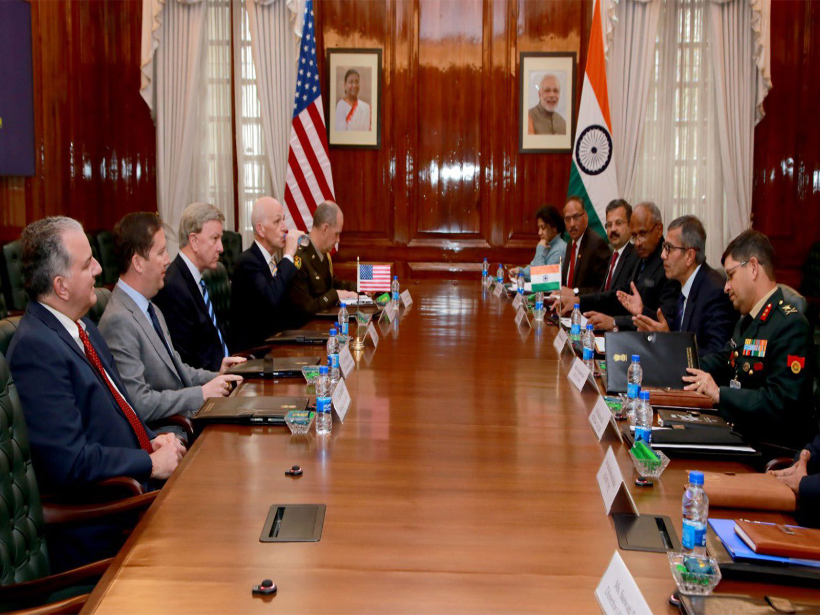 US Congressional delegation, Envoy Gor meet Defence Secretary (Photo/X@prodefencejammu)