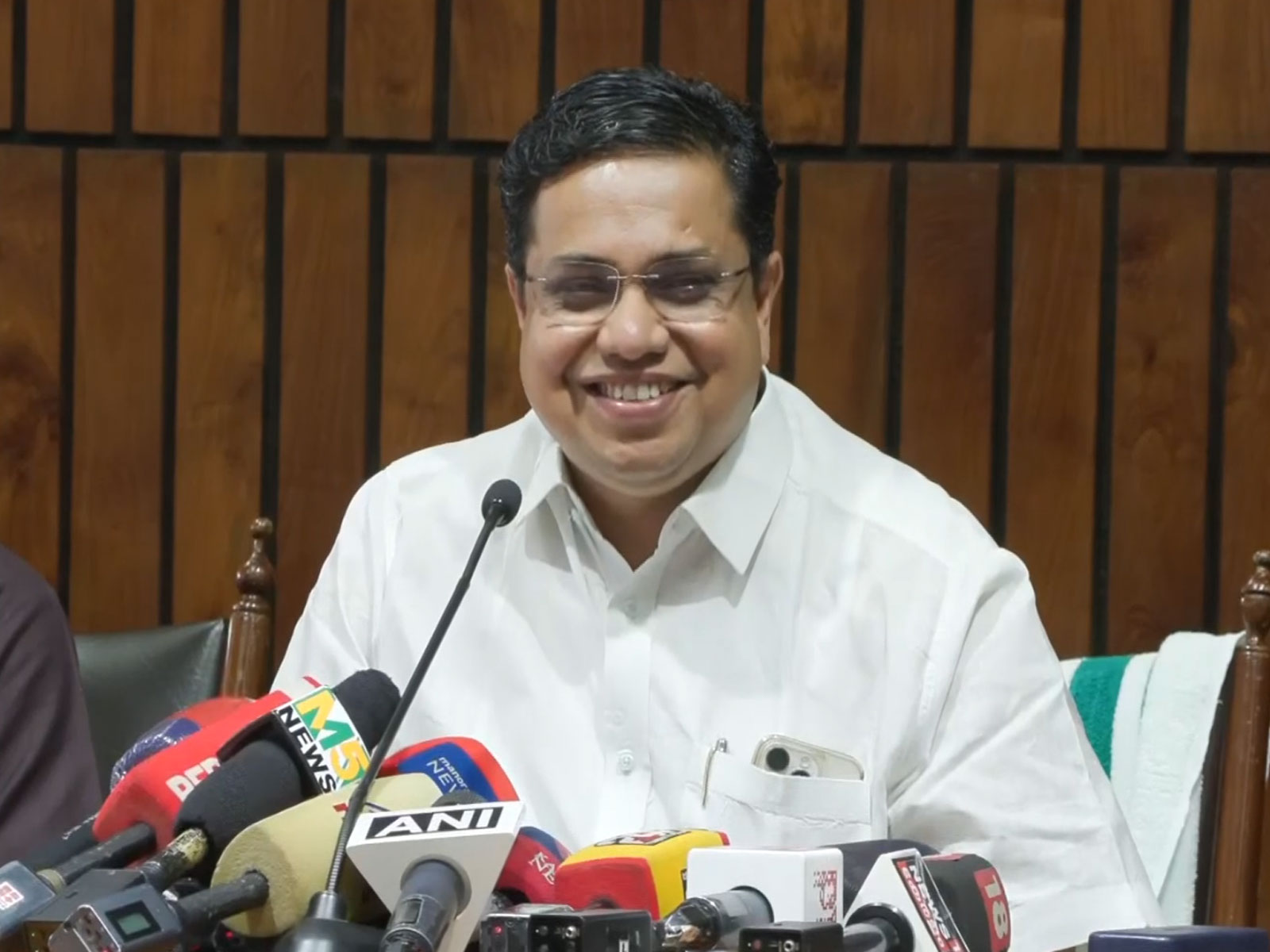 Speaker A N Shamseer (Photo/screengrab fromKerala Legislative Assembly)