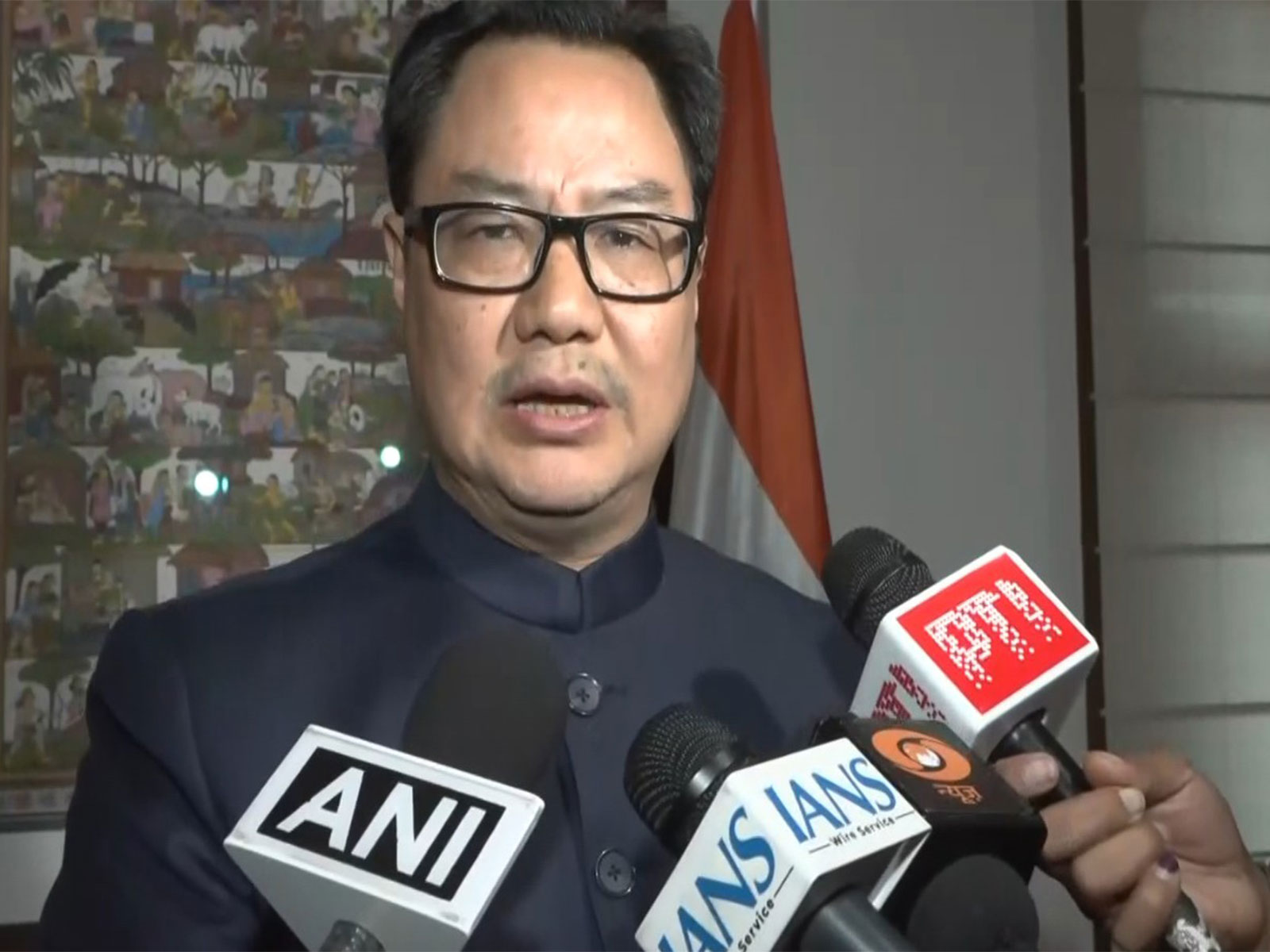 Union Minister of Parliamentary Affairs on Parliament Budget Session (Photo/ANI)
