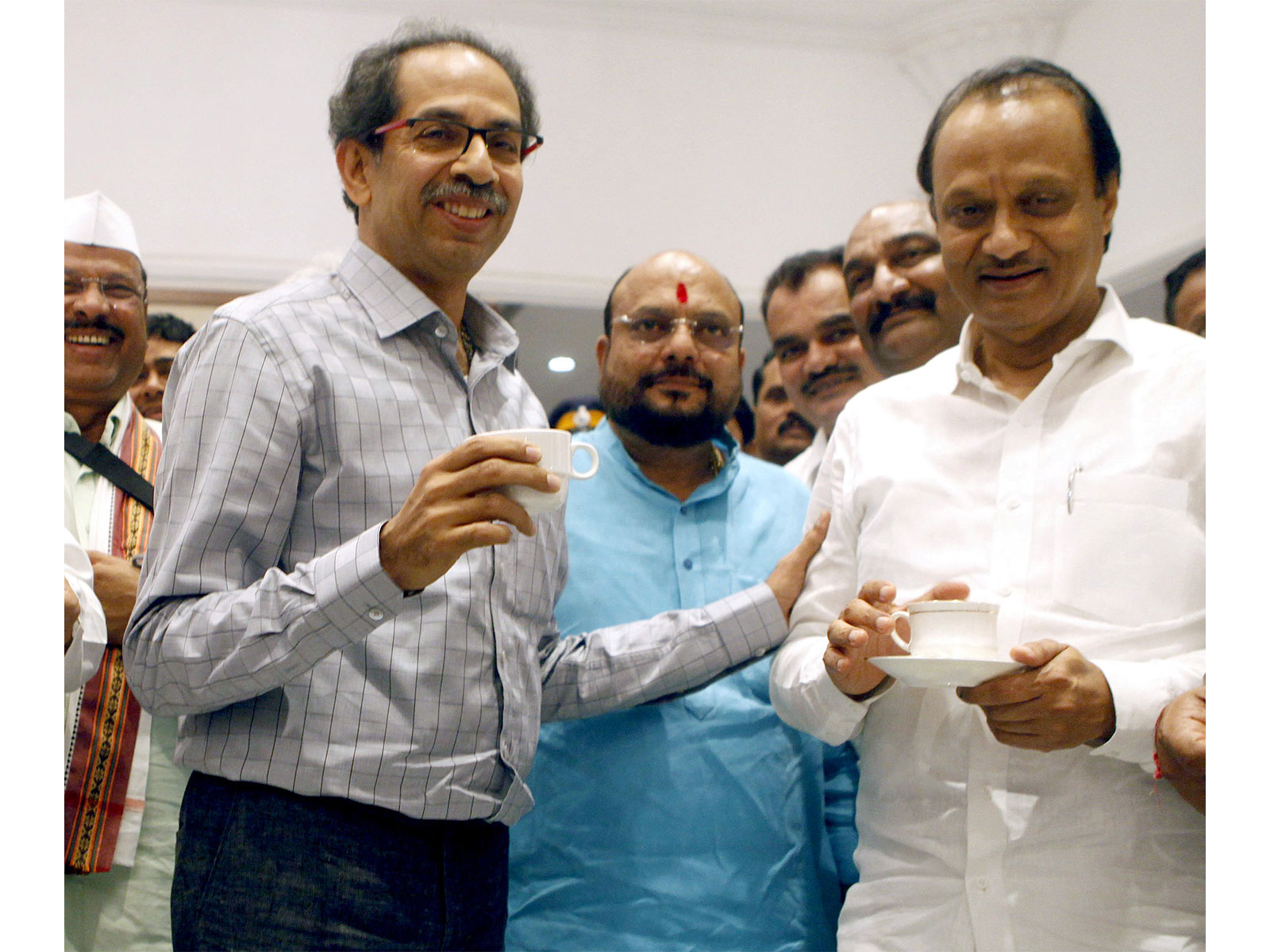 Shiv Sena (UBT) chief Uddhav Thackeray and Maharashtra Deputy Chief Minister Ajit Pawar (File Photo/ANI)