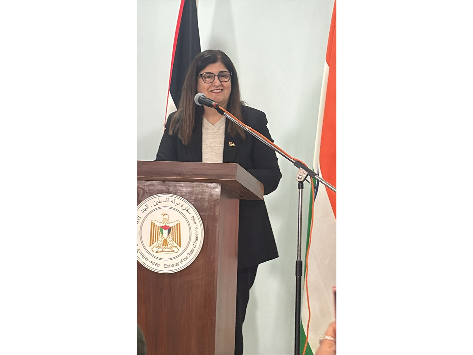 Palestinian Foreign Minister Varsen Aghabekian (Photo/ANI)