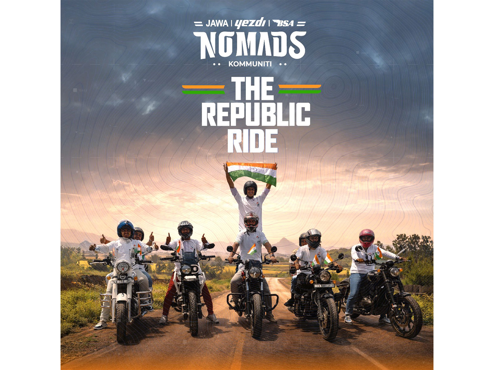 Jawa-Yezdi-BSA Nomads Kommuniti's The Republic Ride Jawa-Yezdi-BSA Nomads Kommuniti's The Republic Ride