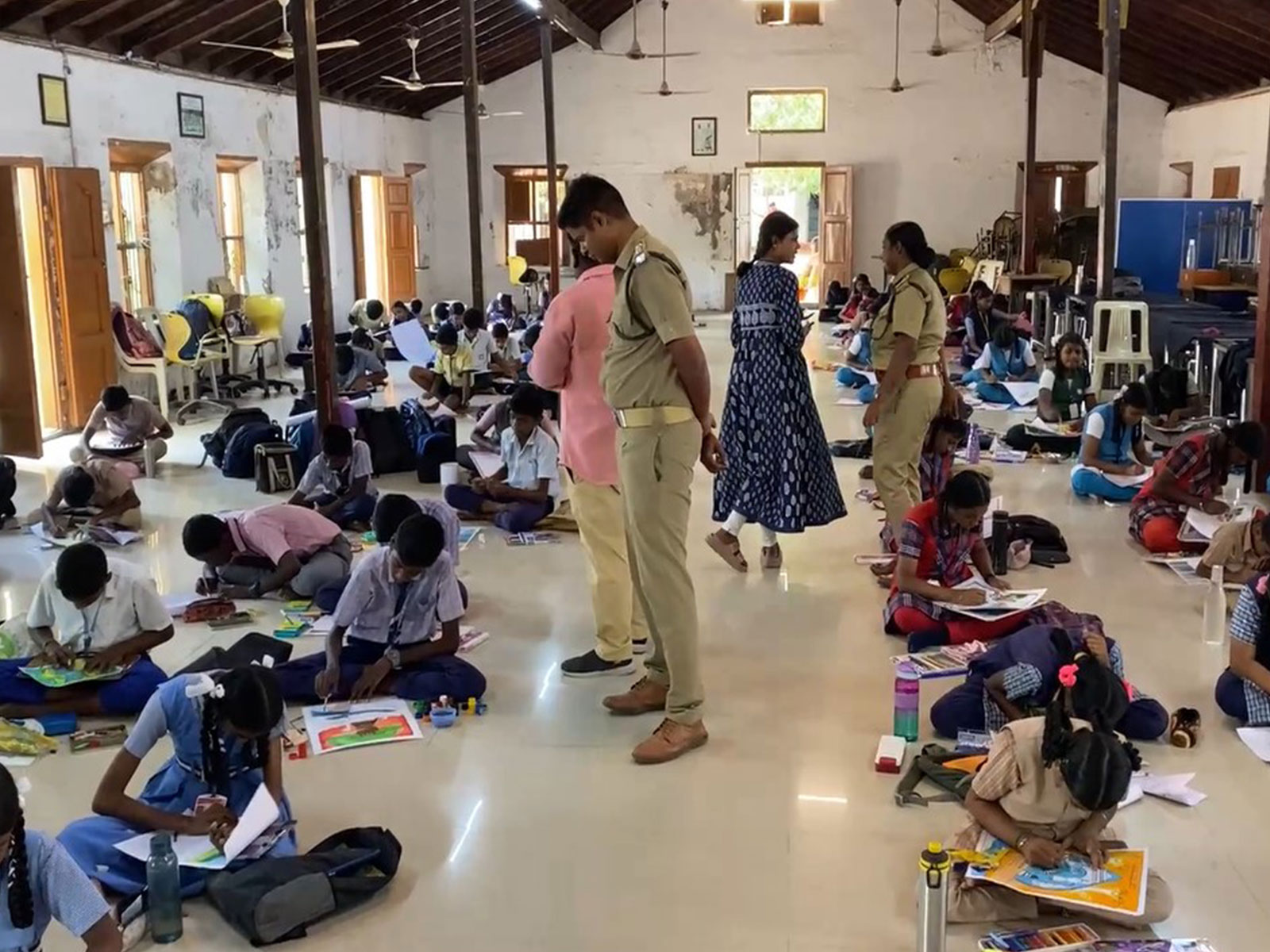 District Forest Deptartment conducts drawing, slogan competition on World Wetland Day (Photo/ANI)