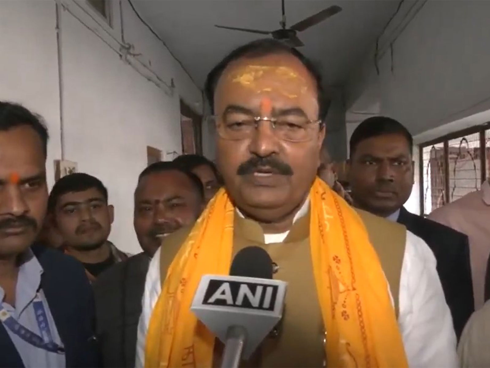 Uttar Pradesh Deputy Chief Minister Keshav Prasad Maurya (Photo/ANI)