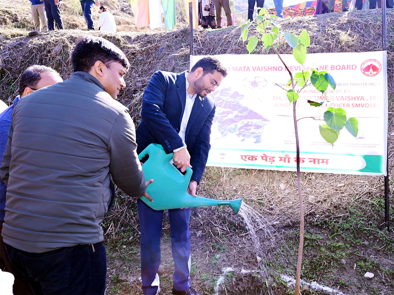 Shri Mata Vaishno Devi Shrine Board (SMVDSB) starts winter plantation drive (Photo/Release) Shri Mata Vaishno Devi Shrine Board (SMVDSB) starts winter plantation drive (Photo/Release)