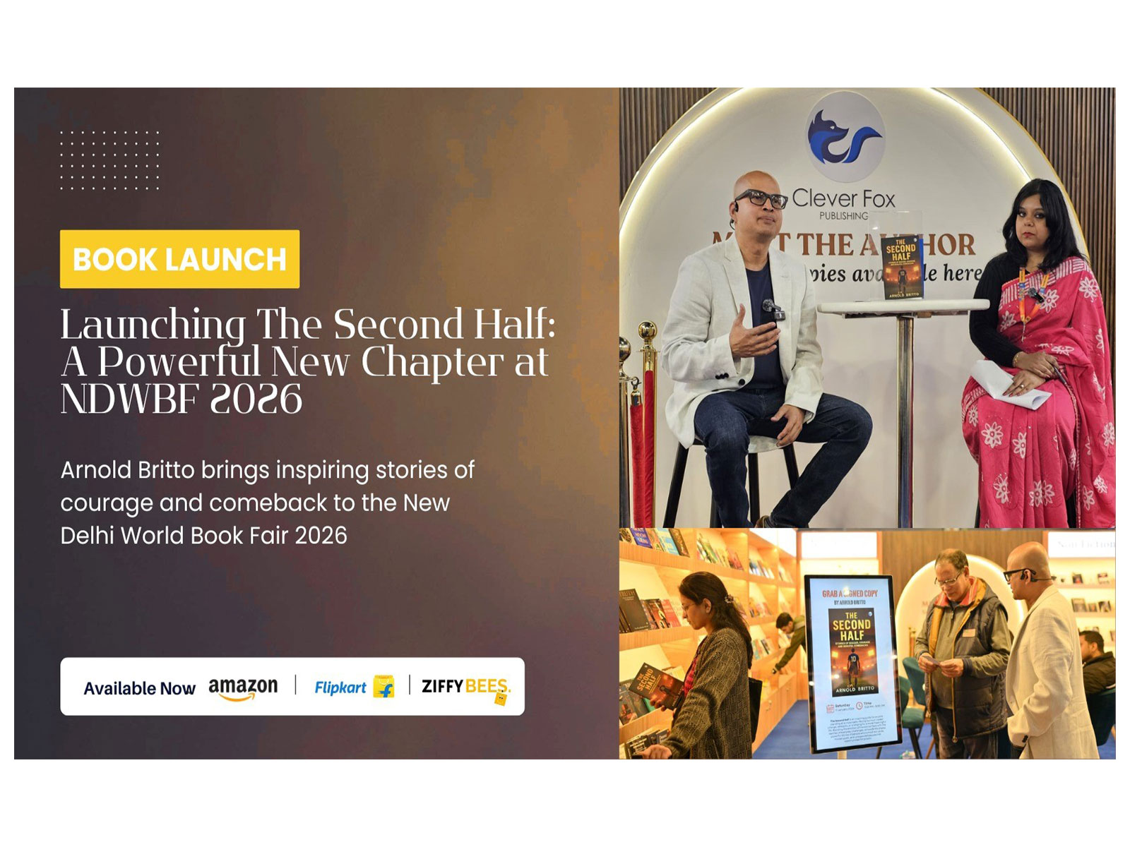 Second Halves, Stronger Stories: Arnold Britto’s New Book Celebrates Courage, Comebacks, and the Power of Reinvention