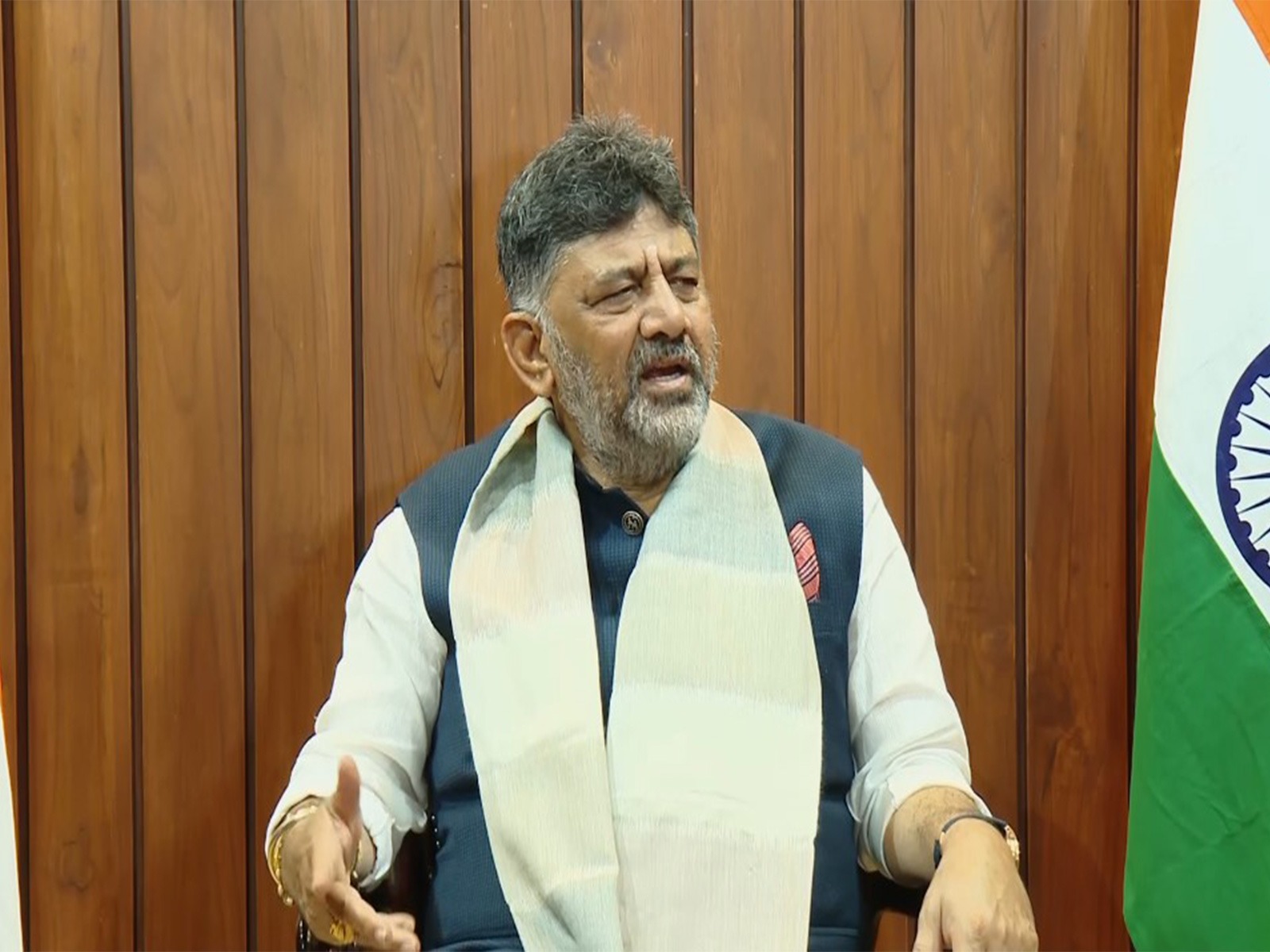 Karnataka Deputy Chief Minister DK Shivakumar (Photo/ANI)