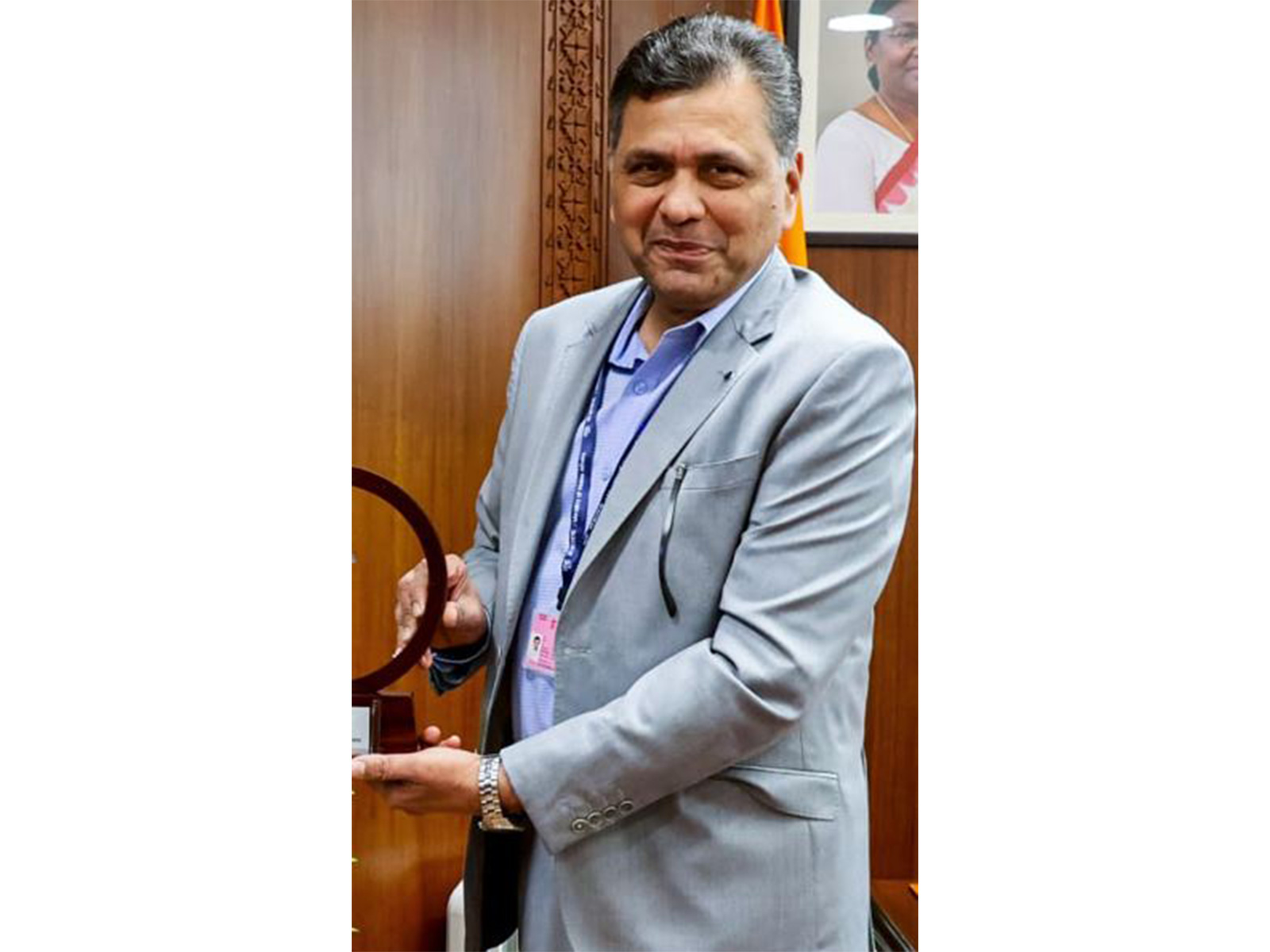 Srinivas Injeti, Chairperson of the National Stock Exchange of India. (File Photo: ANI)