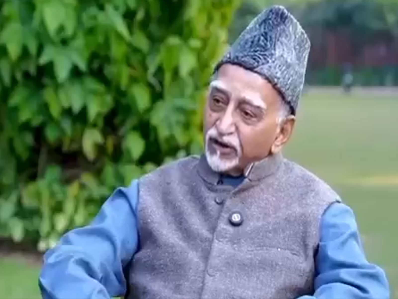 Former Vice President Hamid Ansari (Photo/@crkesavan)