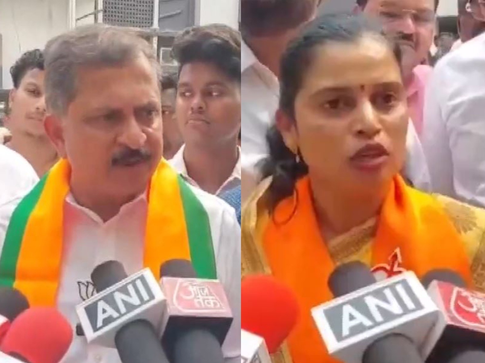 Rahul Damle and Harshali Thavil (Photo/ANI) Rahul Damle and Harshali Thavil (Photo/ANI)