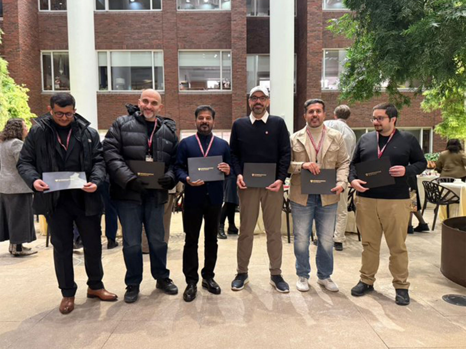 Telangana CM Reddy and his cohort of 62 students at the Harvard Kennedy School (Photo:Telangana CMO) Telangana CM Reddy and his cohort of 62 students at the Harvard Kennedy School (Photo:Telangana CMO)
