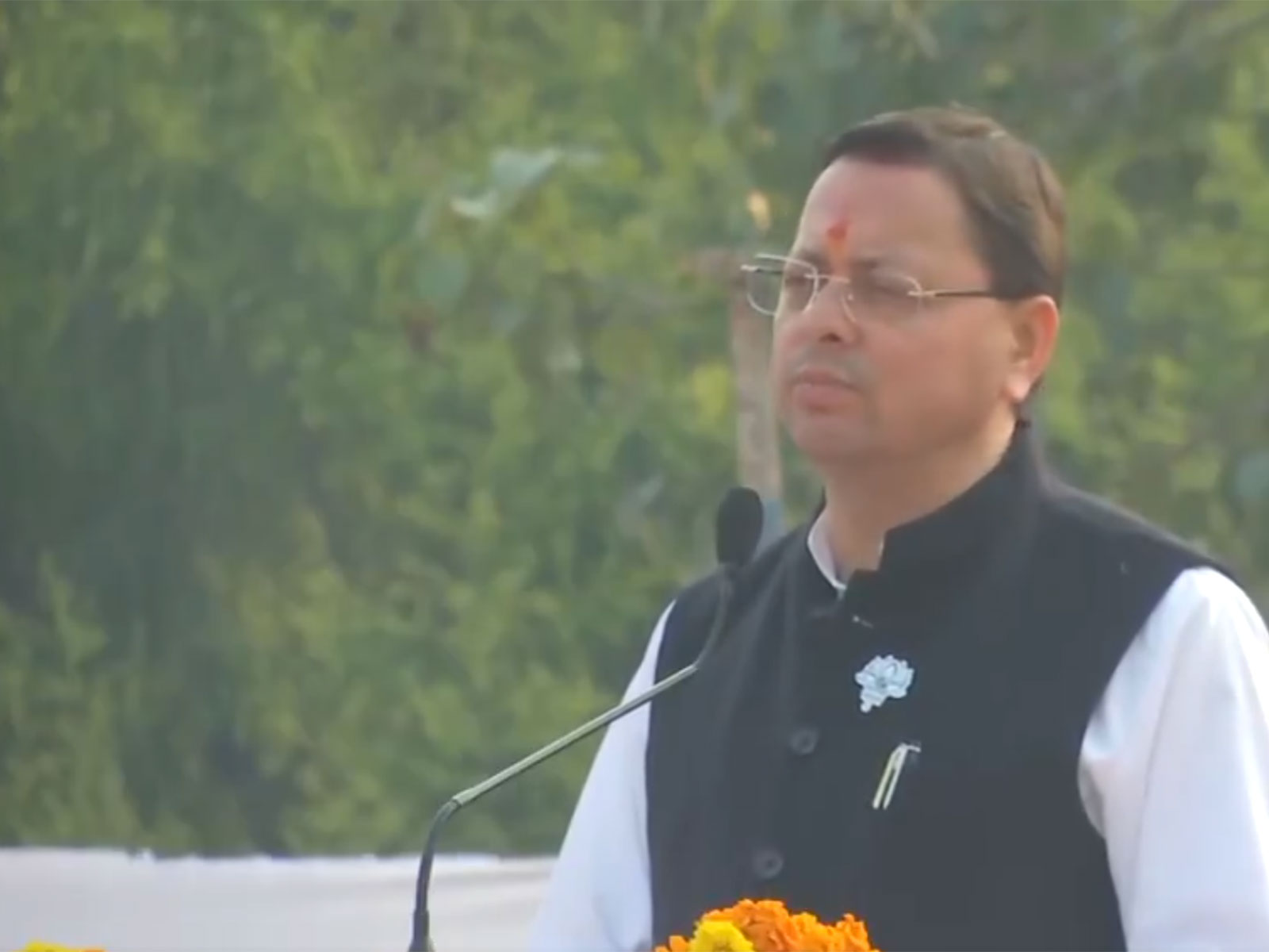 Uttarakhand Chief Minister Pushkar Singh Dhami. (Photo/ANI)