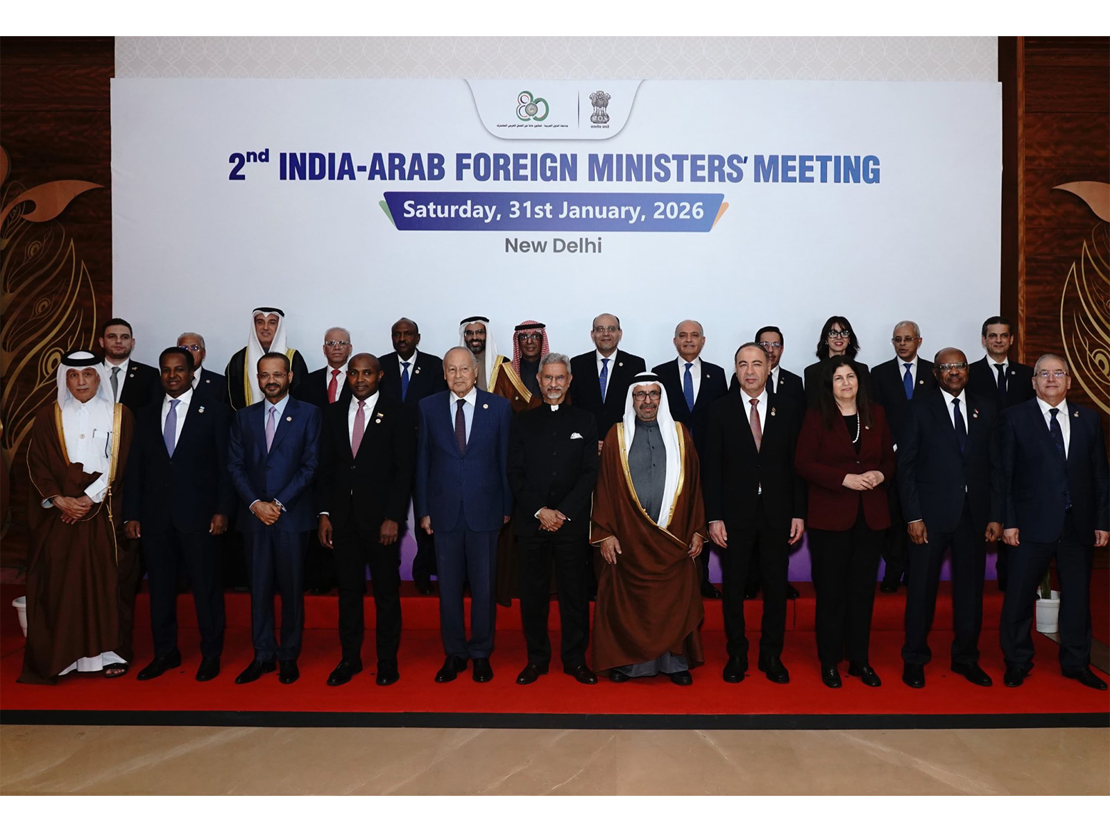 Second India - Arab Foreign Ministers’ Meeting (Photo/X@DrSJaishankar)