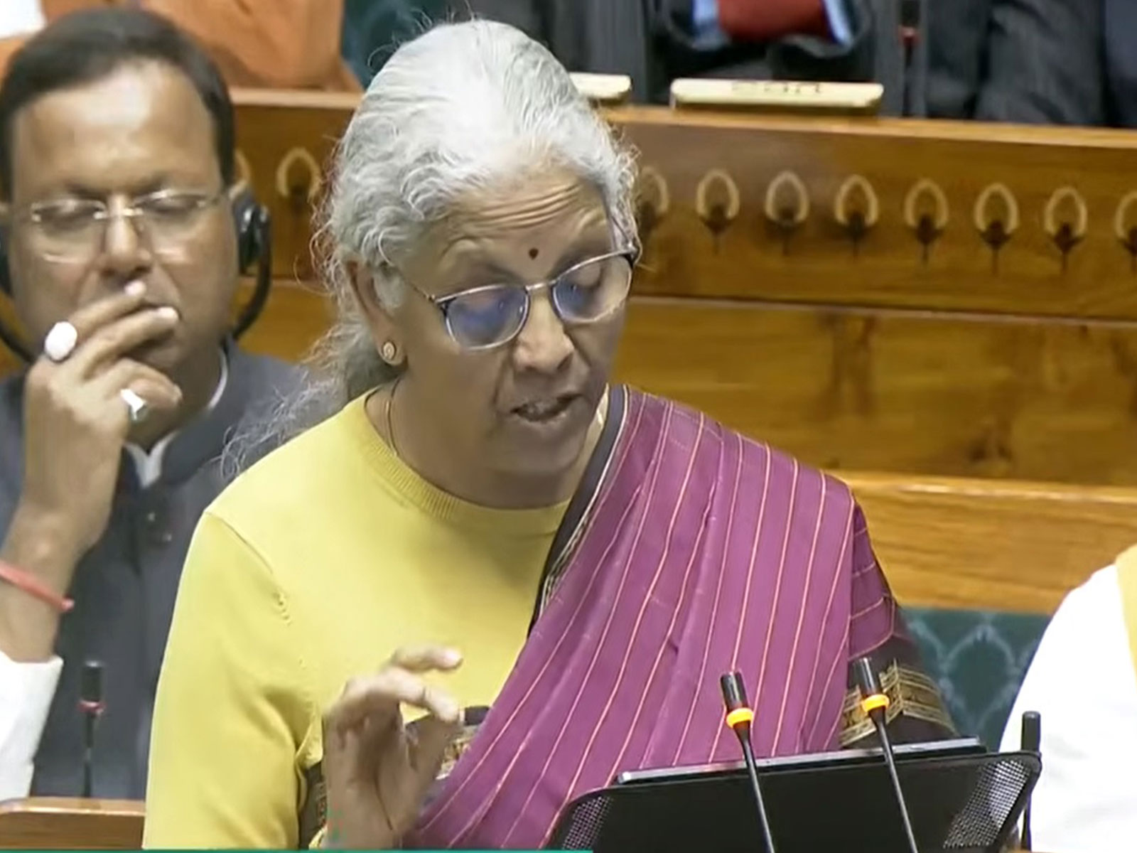 Union Finance Minister Nirmala Sitharaman (Photo/Sansad TV) Union Finance Minister Nirmala Sitharaman (Photo/Sansad TV)